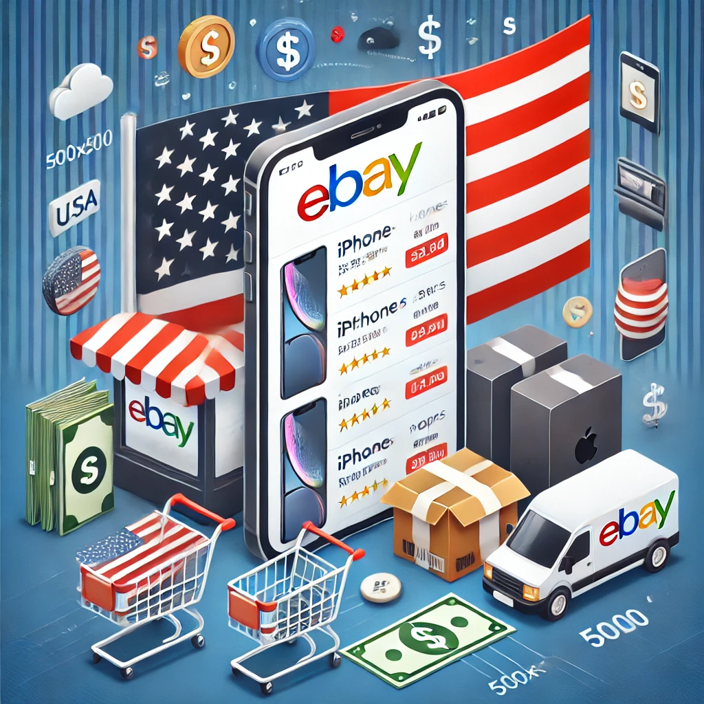 Lista de Fornecedores de iPhones e Computadores nos EUA na Plataforma eBay